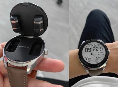 Huawei presentó un smartwatch que carga auriculares inalámbricos